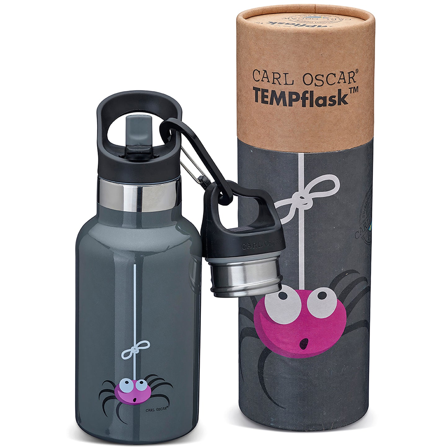 TEMPflaska 0,35L Grå