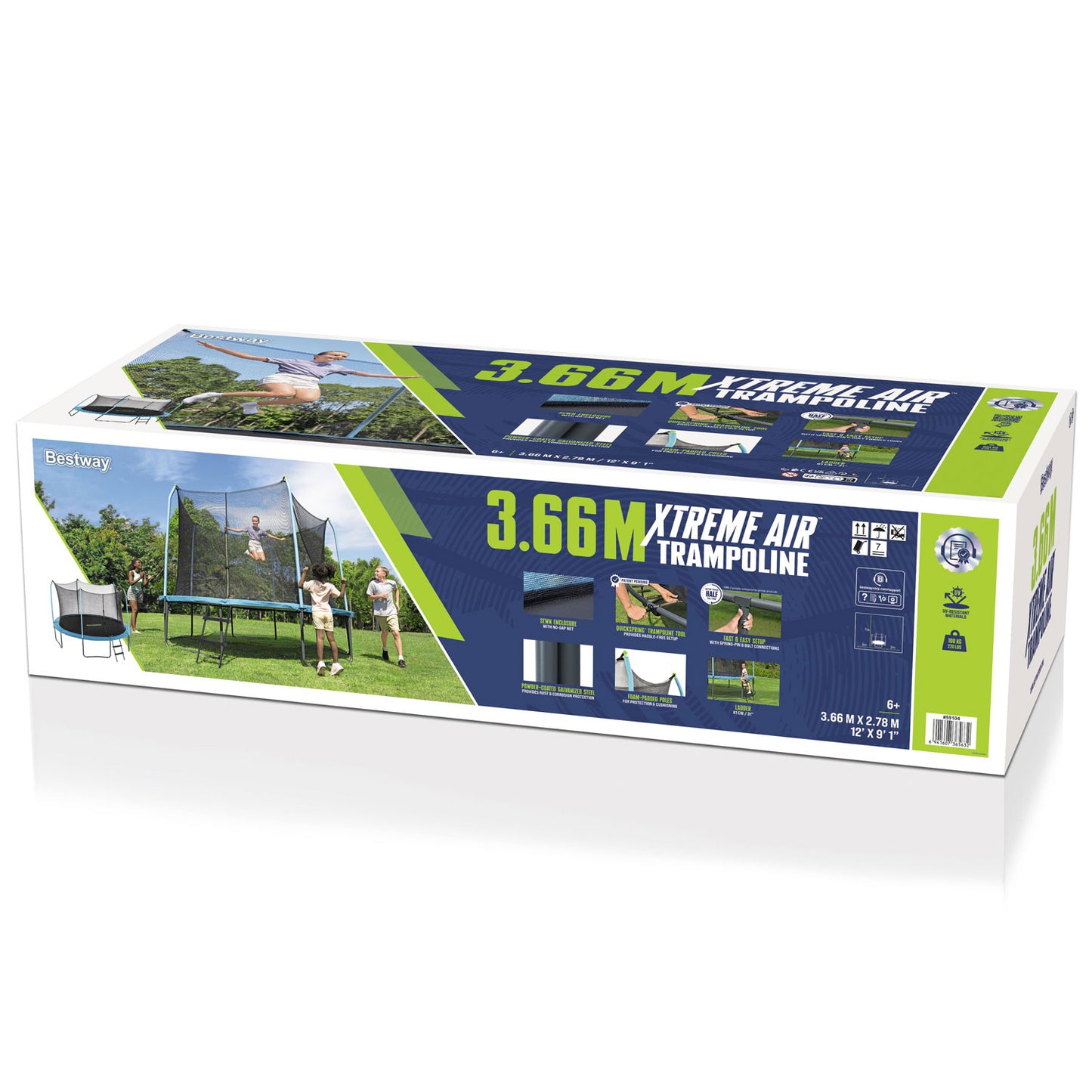 Xtreme Air Studsmatta 3.66m x 2.78m